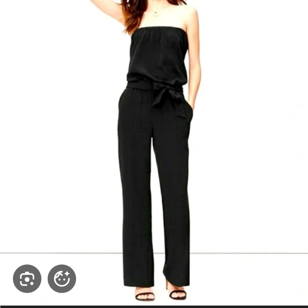 Loft black jumpsuit